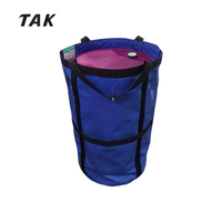 Sacs de levage d'outils en toile Oxford PVC ronde à ouverture supérieure TAK 300 kg SWL pour la construction