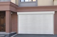 Porte commerciale à volet roulant automatique en alliage d'aluminium, porte de garage de sécurité en aluminium Porte coulissante électrique télécommandée