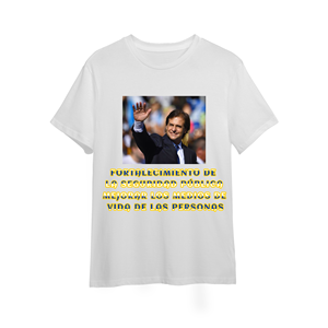 Venta Directa de Fábrica, Camiseta de Punto Estampada Luis Aparicio Lacalle <span class=keywords><strong>Pou</strong></span> Uruguay, Informal para Hombre, Cuello Redondo, Secado Rápido, Transpirable - Product Image 1