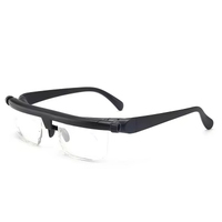 Lunettes à monture flexible avec plaquettes de nez réglables, correction de la distance focale universelle, pour myopie et presbytie