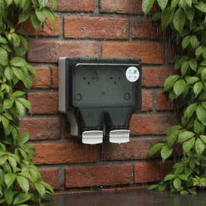 <span class=keywords><strong>Prise</strong></span> de courant étanche IP66 de style IS IGERCN, <span class=keywords><strong>connectée</strong></span> WiFi <span class=keywords><strong>Tuya</strong></span>, 16A, avec minuterie pour appareils électroménagers, <span class=keywords><strong>prise</strong></span> réseau NFC standard IS - Product Image 2