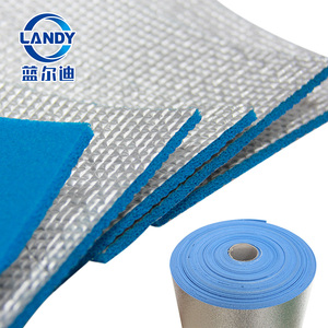Aluminum Foil Blue Xpe Foam Cách Nhiệt Sheet Roll, Vật Liệu Cách Nhiệt Bọt Bạc Xps Chống Cháy - Product Image 2