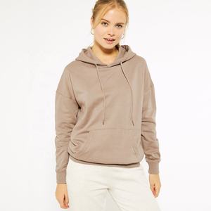 Sweat-shirt à capuche oversize en molleton 100 % coton 320 g pour femme PIHA SPORTS, manches longues, décontracté, pour l'hiver - Product Image 1