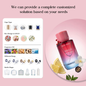 Perfume KOSY MOSY para Mujer KMD101 Amorielle Love Her <span class=keywords><strong>100ML</strong></span> Aroma Floral Oriental Nueva Llegada Fragancia Original <span class=keywords><strong>EDP</strong></span> OEM/ODM - Product Image 2