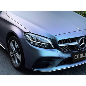 Film de protection de carrosserie automobile en PVC gris violet mat COOL <span class=keywords><strong>SUN</strong></span>, rouleau de film brillant résistant aux UV/IR, imperméable, anti-rayures, rejet de 90% - Product Image 2