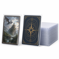 Protège-cartes souples en BOPP transparent pour cartes à collectionner, taille standard, cartes de jeu TCG