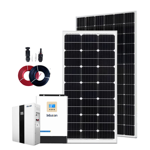 Hoàn Thành 20kW năng lượng mặt trời hệ thống điện Kit MPPT điều khiển đảo ngược lưới Roof gạch căn hộ phòng thiết kế-cho 3KW 5KW 10KW lưới năng lượng mặt trời tấm - Product Image 1