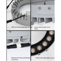Lampes de jardin 24W 18W LED Spot en forme d'anneau d'arbre 3 températures de couleur IP67 Aluminium étanche pour l'éclairage paysager extérieur