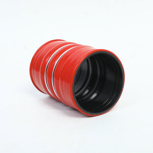 Tubo Intercooler de turbocompresor de grado de moldeo de corte de alambre de acero corrugado convexo resistente a alta presión hecho de caucho de silicona - Product Image 3