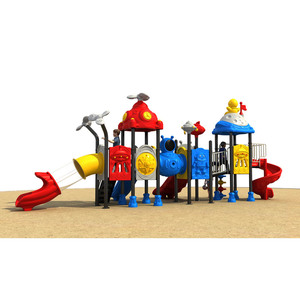 Equipo de Juegos para Exteriores con Tobogán, Columpios y Juegos de Parque de Diversiones para Niños - Construcción de Metal y Plástico - Product Image 5