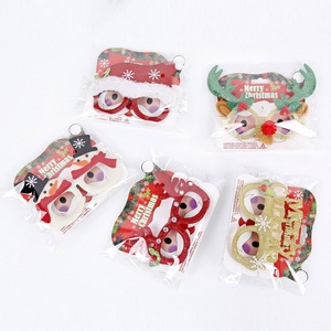 LK Non-woven Fabric Santa Deer Snowman Glasses <b>Christmas</b> Eco-Friendly Soft Fashionable Factory - Product Image 4