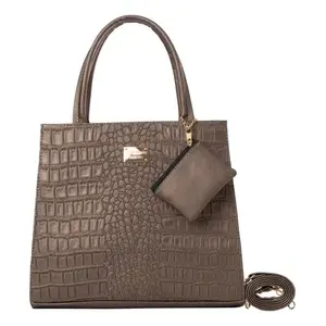 Bolso Tote de Lujo para Mujer Fana Kala, Patrón de Cocodrilo, Gran Capacidad, Casual, con Dos Correas, para Uso Diario - Product Image 1