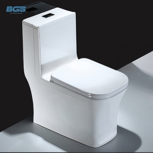 Juego de sanitarios de cerámica al por mayor, económico, con inodoro, lavabo de pedestal, lavamanos, sifón en <span class=keywords><strong>P</strong></span> y combinación de inodoro y lavabo para baño - Product Image 3