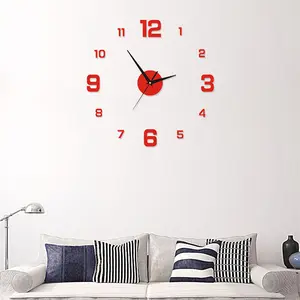Креативные простые настенные часы для кабинета, гостиной, без звука, с отверстиями, настенные часы «сделай сам»