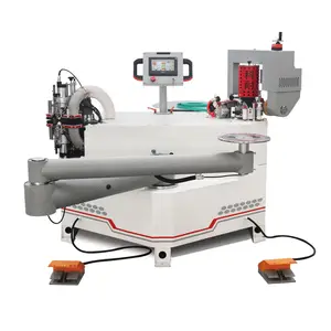 Madeira Madeira Madeira Madeira Compensada Borda De Melamina PVC Full Automatic Curve Edge Banding Machine