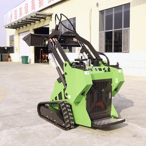 Mini chargeuse à direction compacte efficace EPA Chargeur frontal Moteur Honda amélioré Dissipation thermique sur chenilles Déplacement à haut rendement - Product Image 3