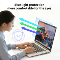 Protecteur d'écran anti-lumière bleue haute définition pour MacBook Air Pro 13 14 15 16 pouces Film de soin des yeux peau de cahier