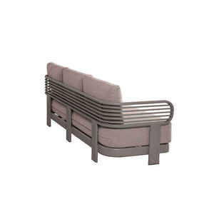 Set <span class=keywords><strong>Sofa</strong></span> taman luar ruangan, Modern mewah 4 buah untuk teras balkon halaman Hotel pantai restoran furnitur santai modis - Product Image 3
