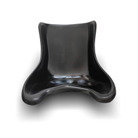 Siège baquet de course noir SWICOO pour kart, buggy, VTT, quad, drift trike et fun cart