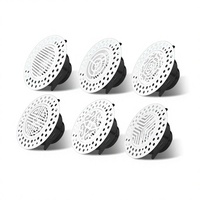 Grille de ventilation encastrée sans cadre en ABS, réglable, pour air frais, livraison rapide