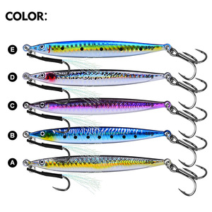 NOUVEAU MAJOR Leurre Jig en Plomb Métallique 14g-45g 3D à Tirage Rapide pour Pêche en Mer au Maquereau en Bateau Coulant - Product Image 4