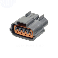 Conector automotriz de plástico eléctrico, conector automático de arnés de cables hembra, 2 unidades