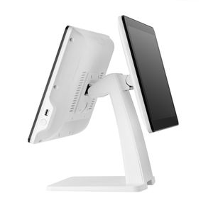 เครื่องพีโอเอสแบบ all-in-One ขนาด15.6นิ้วเครื่องคิดเงินหน้าจอสัมผัสแบบคู่พร้อมช่องซีพียู I5 J1900 I3สำหรับใช้ในร้านค้า - Product Image 5