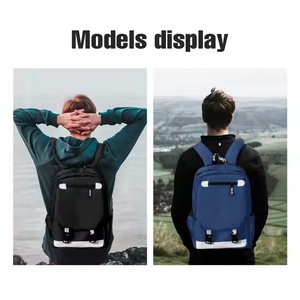 2024 Unisex Fashion <b>Backpack</b> Zip Closure Waterproof Polyester Student <b>Kids</b> Custom Logo Printing Waterproof Student <b>Backpack</b> - Product Image 2