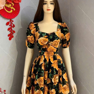 Camisa Estampada de Manga Corta para Mujer, Dulce y Moderna, Vestido Casual de Manga Corta para Mujer - Product Image 5