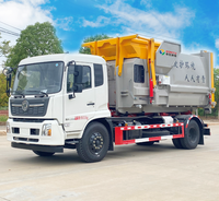 Camion Compacteur à Bras de Ramassage Diesel Manuel Euro 4 Détachable 6X4 pour Collecte et Transport de Déchets