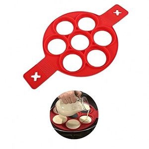 Nonstick Silicone Egg Cooker Kitchen Baking Cheese Pancake Maker for Fried Egg Ring Egg Tools - Product Image 1