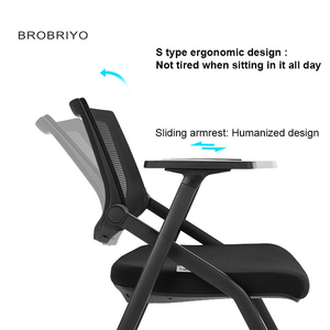 Chúng tôi kho Cổ Phiếu văn phòng hội nghị ghế | gấp Stackable lưới trở lại nhựa khung thép đào tạo ghế - Product Image 3