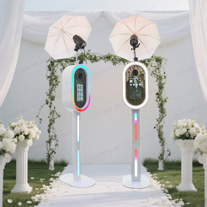 Popular DSLR Photobooth con <span class=keywords><strong>Mini</strong></span> PC Magic Mirror Photo Booth Machine Compatible con impresora Camera Party Photo Booth Kiosk - Product Image 4