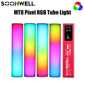 SOONWELL MT8 Pixel RGB Tube bâton lumineux 5000mAh avec effets de pixels d'éclairage FX pour la photographie <span class=keywords><strong>Stuido</strong></span> vidéo baguette d'éclairage - Product Image 1
