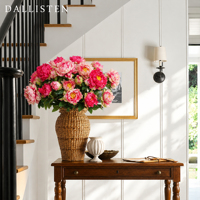 Usine En Gros Offre Spéciale Français Pivoine Tige 3 Têtes Artificielle Pivoine Fleurs En Soie pour la maison déco fête