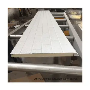 Panel dinding dan atap Sandwich papan EPS terisolasi Styrofoam Interior
