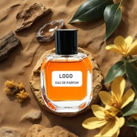 Hotsale Mignon Transparent Multiangulaire 50ml Carré Verre Vaporisateur Parfum Bouteille avec Boule Résine Caps