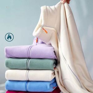 Abrigo de lana de doble cara para parejas, <span class=keywords><strong>chaqueta</strong></span> cálida gruesa a prueba de viento para hombres y mujeres, chaquetas para senderismo, acampada, pesca al aire libre, talla grande 5XL - Product Image 1