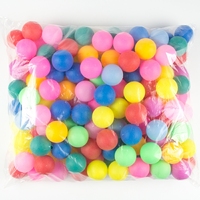 Balles de ping-pong en plastique sans couture de couleurs assorties, fourniture d'usine, pour cadeaux de fête et décoration de jeux