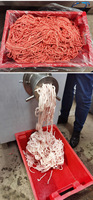 Mesin Penggiling Daging Beku Besar Stainless Steel Listrik Komersial Industri