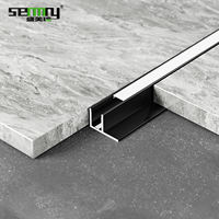 Profilé de finition en aluminium LED professionnel avec éclairage de sécurité pour les coins de murs commerciaux et les escaliers