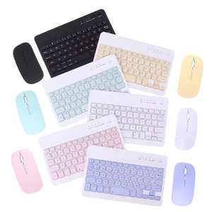 Wholesale Price Custom Logo Silent Portable Rgb <b>bluetooth</b> Wireless Ultra-thin Keyboard and <b>Mouse</b> Set with Multimedia Functions - Product Image 1