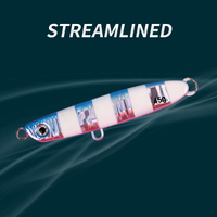 Leurre de pêche japonais en métal 21g/32g/45g, jig lumineux pour la pêche en mer au slow pitch, idéal pour le bar et le thon