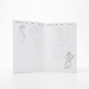 Libro di schizzi anime personalizzato dalla fabbrica di stampa cinese, quaderno di esercizi per disegno <span class=keywords><strong>manga</strong></span> OEM con copertina e pagine interne personalizzabili - Product Image 2