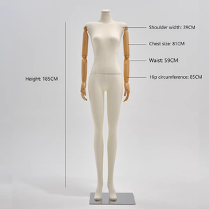 Tienda de ropa modelo soporte de exhibición cuerpo completo hombro plano <span class=keywords><strong>Piernas</strong></span> Largas modelo de <span class=keywords><strong>mujer</strong></span> muñeca ventana maniquí Props - Product Image 5