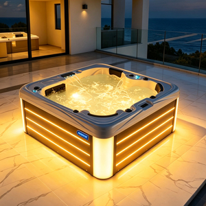 Spa de haute qualité pour 5 personnes, baignoire Balboa en acrylique USA, <span class=keywords><strong>jacuzzi</strong></span> intelligent à prix avantageux, bain à remous extérieur <span class=keywords><strong>avec</strong></span> fonction <span class=keywords><strong>jacuzzi</strong></span> - Product Image 6
