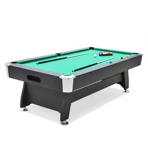 Manufacturer price indoor leisure sports 8 ball pool table snooker billiard table 6ft 7ft 8ft