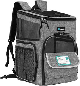 Sac de transport pour chien approuvé par les compagnies aériennes JW PET, sac de <span class=keywords><strong>voyage</strong></span> pour animaux de compagnie, sac de transport pour chat, sac de transport pour chien extensible - Product Image 1