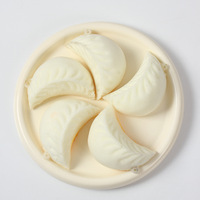 Jouet anti-stress souple en PU à récupération lente, en forme de ravioli, simulation réaliste de pâtisserie frite, vendu à l'unité