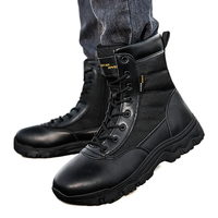 Bottes de randonnée tactiques d'hiver légères, durables et imperméables, adaptées aux chaussures de randonnée à embout d'acier pour hommes